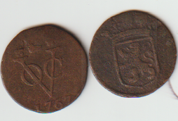 1760 - 1815 New York Penny Duit Dutch East India Company VOC (date our choice)