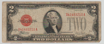 1928 UNITED STATES (RED SEAL) NOTE- (series our choice)