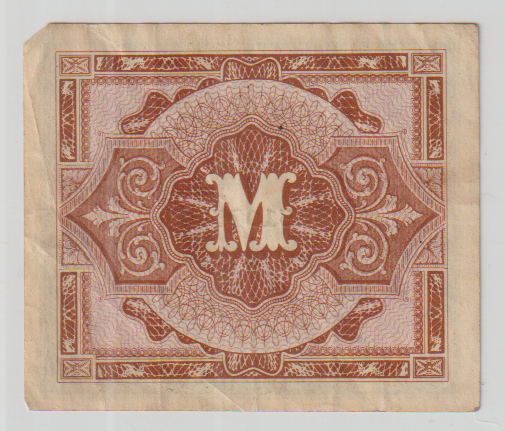 SCARCE USA WWII MILITARY NOTE (USED ON USA BASES IN GERMANY)