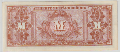 SCARCE USA WWII MILITARY NOTE (USED ON USA BASES IN NAZI GERMANY)