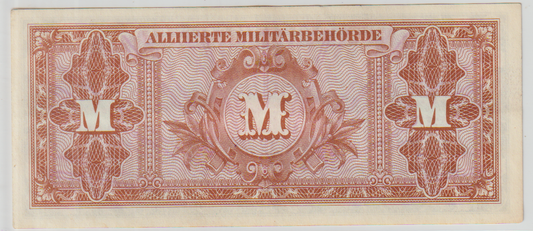 SCARCE USA WWII MILITARY NOTE (USED ON USA BASES IN NAZI GERMANY)
